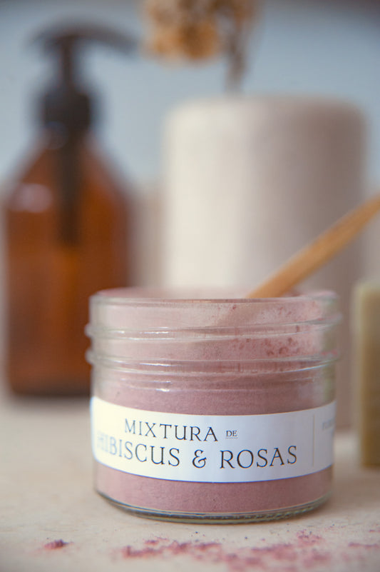 MASCARILLA DE ROSAS E HIBISCUS